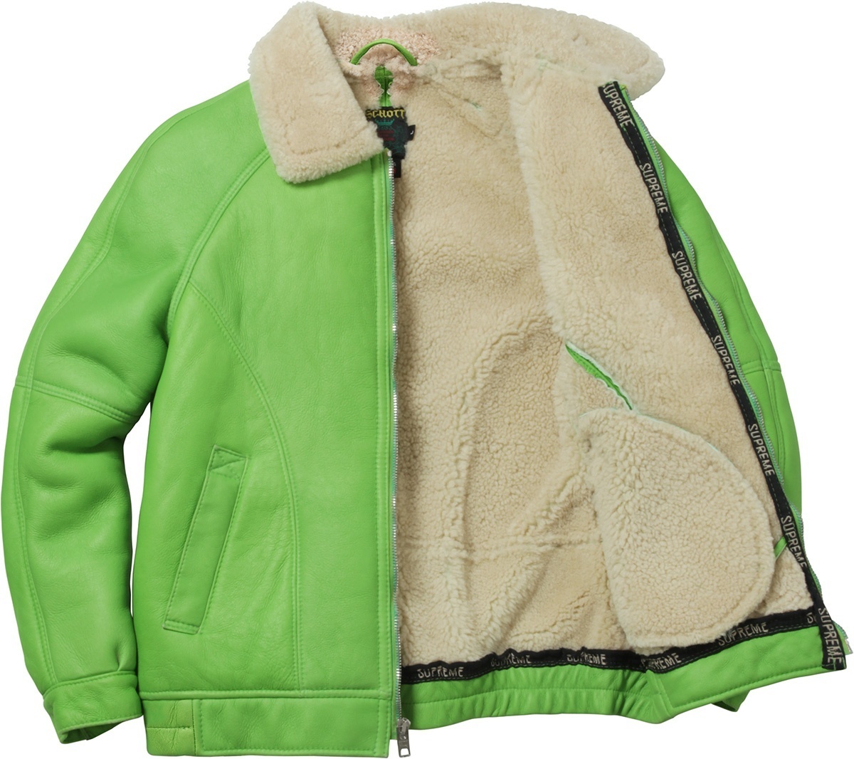 Supreme®/Schott® Shearling Bomber view 3